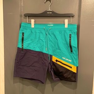 Removed Tags but never worn. Like a swimsuit but has no interior mesh lining.